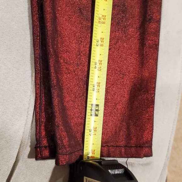 JESSICA  SIMPSON SIZE 29- Women's Red Shimmer Jeans - Picture 11 of 11